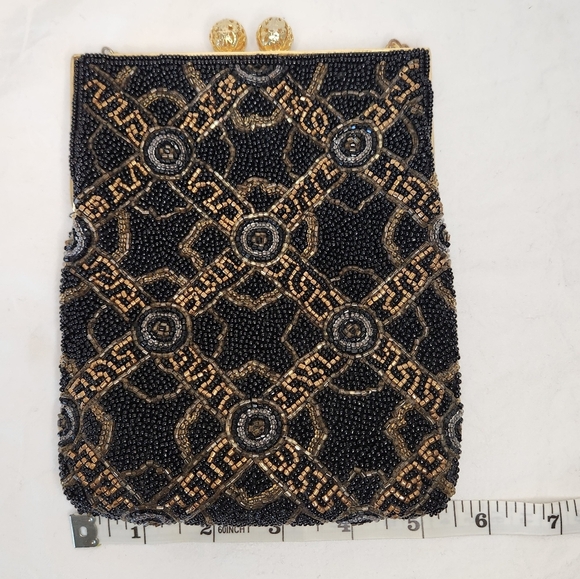 Walborg 40s Beaded Clutch Purse - Picture 7 of 11